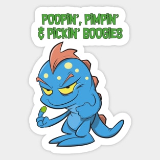 Boogie Lizard Sticker